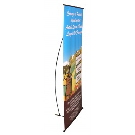 Display leggero H. 180 x L. 80 cm.