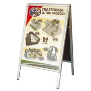 Display leggero H. 180 x L. 80 cm.