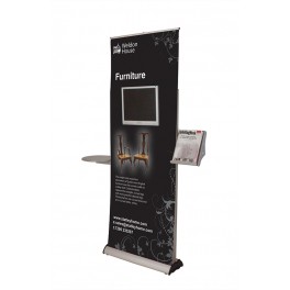 Roll up display 215x80 cm.